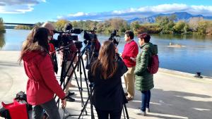La CHE finaliza la campaña 2022 frente al caracol manzana en el tramo inferior del río Ebro
